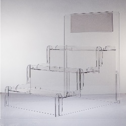 espositore a scaletta da tavolo