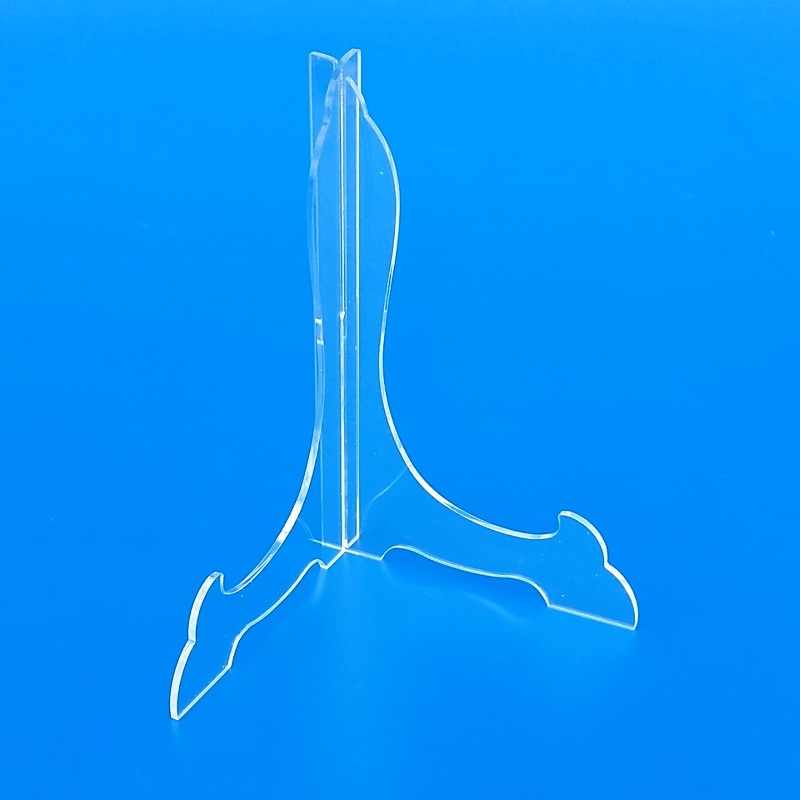 Portapiatto in plexiglass trasparente