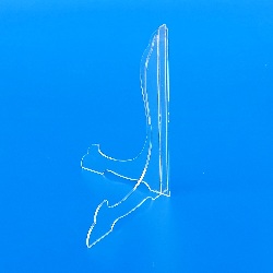 Portapiatti in plastica trasparente